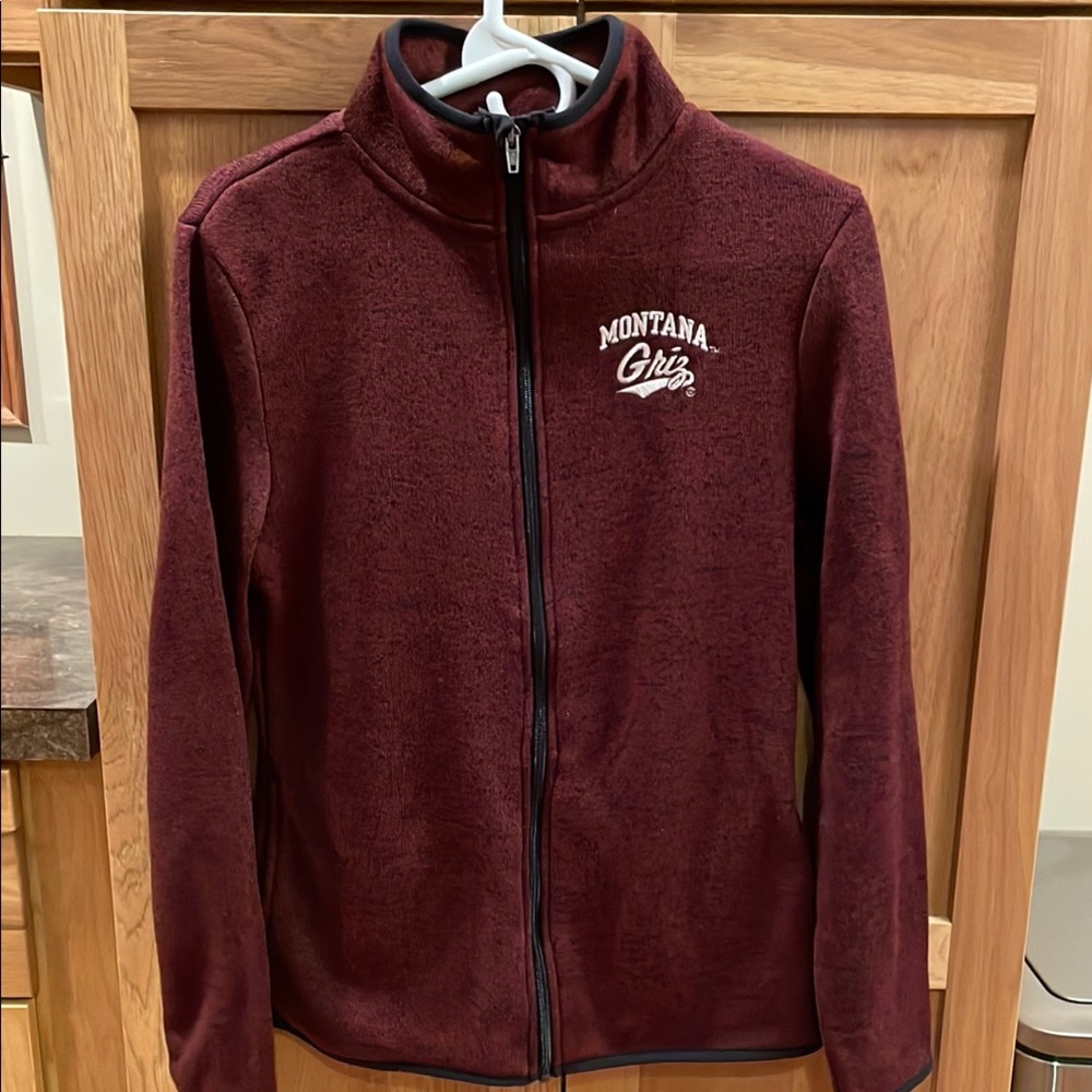 Montana Griz Maroon Full-Zip Jacket